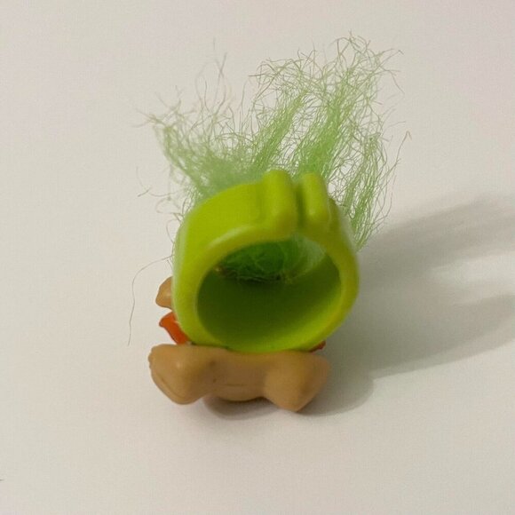 Vintage Troll Doll Halloween Masked Man Ring Troll Dolls Green - Picture 6 of 16